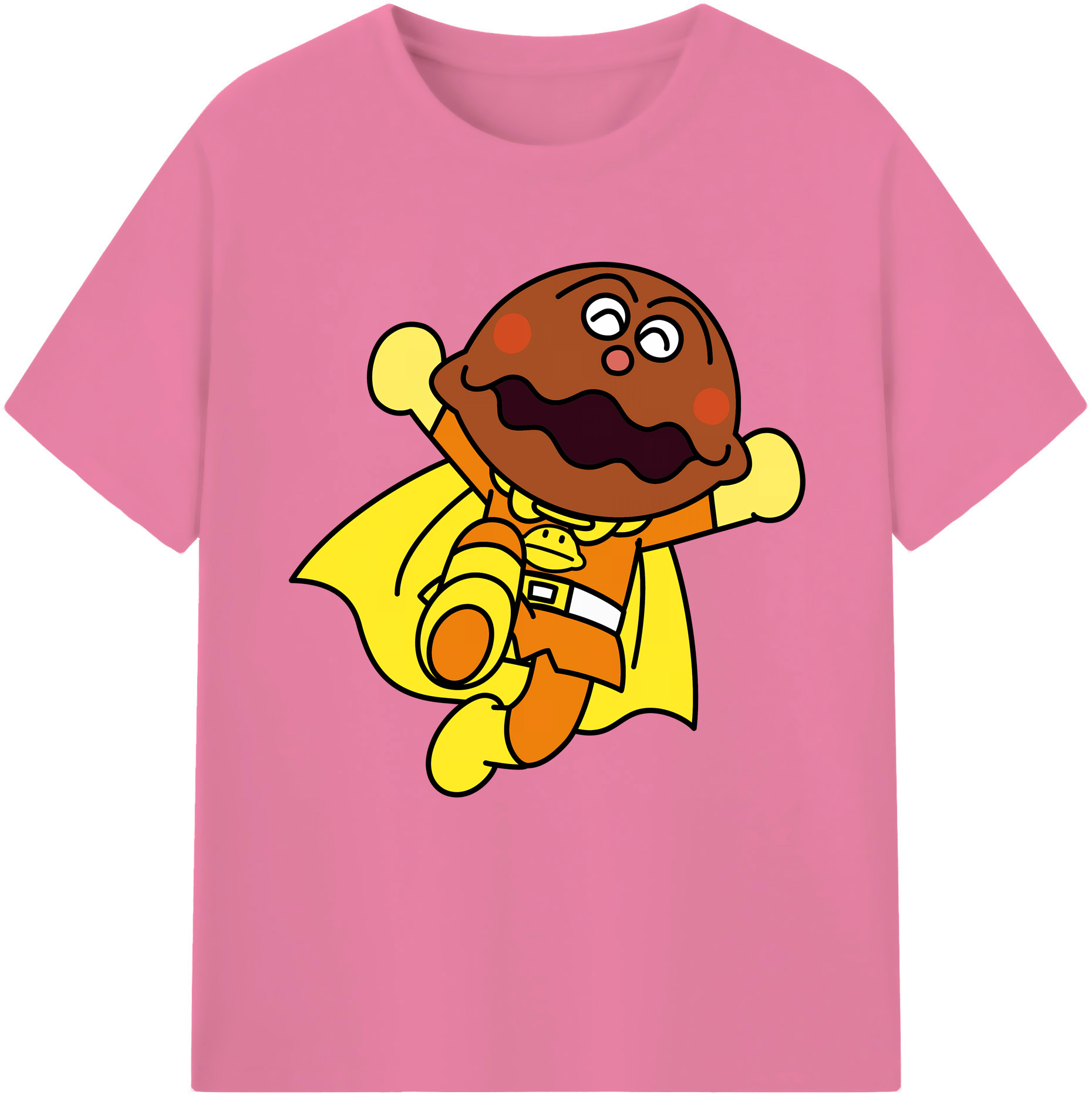 （画像用） アンパンマン Anpanman 綿100％半袖Tシャツ（フロントプリント）